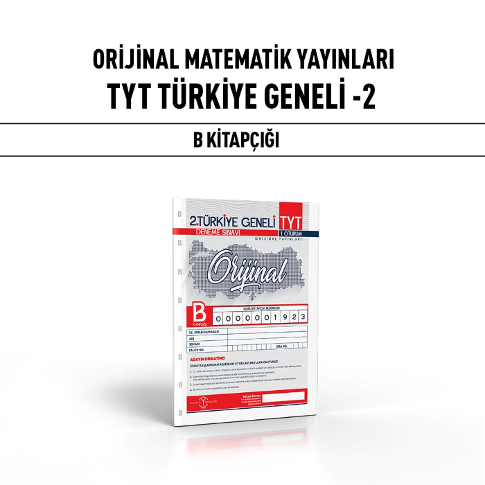 ORİJİNAL TYT TÜRKİYE GENELİ SNV 2-B - 2024-25